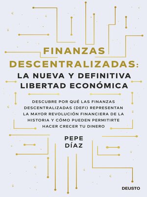 cover image of Finanzas descentralizadas